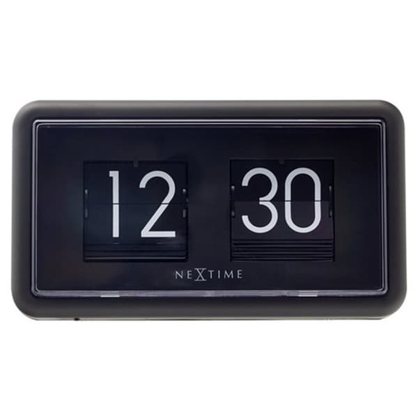 NeXtime NE-5228ZW Flip Clock 18x10x7 cm Sort