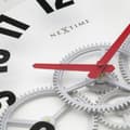 Miniatyrbild 3 av 5: NeXtime NE-3259WI Modern Gear Väggklocka 36 cm Vit/Svart