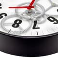 Miniatyrbild 4 av 5: NeXtime NE-3259WI Modern Gear Väggklocka 36 cm Vit/Svart