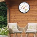 Miniatyrbild 4 av 9: NeXtime NE-4316 Utomhusklocka Silene 30,5 cm Svart/Vit