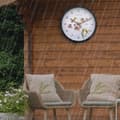 Miniatyrbild 5 av 9: NeXtime NE-4316 Utomhusklocka Silene 30,5 cm Svart/Vit