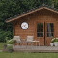 Miniatyrbild 9 av 9: NeXtime NE-4316 Utomhusklocka Silene 30,5 cm Svart/Vit