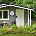 Miniatyrbild 9 av 9: NeXtime NE-4315 Utomhusklocka Anethium 30,5 cm Svart/Vit