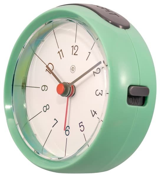 NeXtime NX-7344GN Väckarklocka NXt Otto Ø 9,5 X 3,8 Cm Grön