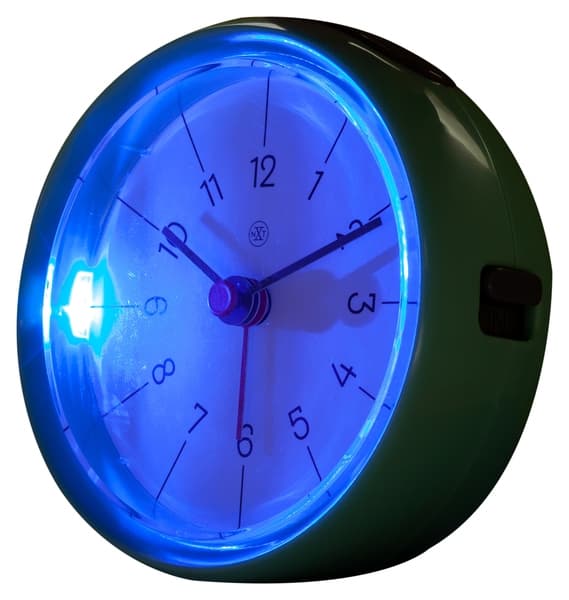 NeXtime NX-7344GN Väckarklocka NXt Otto Ø 9,5 X 3,8 Cm Grön