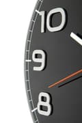 Miniatyrbillede 7 af 9: NeXtime NE-8817ZW Vægur Dia. 30 x 3,5 cm, glas, sort, 'Classy Round'