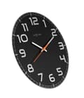 Miniatyrbillede 2 af 9: NeXtime NE-8817ZW Vægur Dia. 30 x 3,5 cm, glas, sort, 'Classy Round'