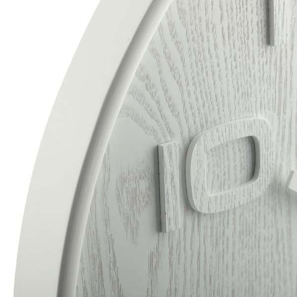 NeXtime NE-3095WI Väggklocka Dia. 53 x 3 cm, Trä, Vit, 'Wood Wood Big'