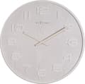 Miniatyrbild 1 av 9: NeXtime NE-3095WI Väggklocka Dia. 53 x 3 cm, Trä, Vit, 'Wood Wood Big'