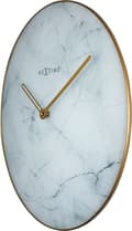 Miniatyrbillede 3 af 7: NeXtime NE-8189WI Vægur Marmor Ø 40 Cm Hvid