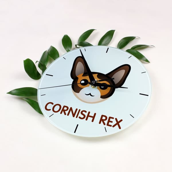 Cornish Rex - MDF ur med Art-Dog mærke grafik og inskription