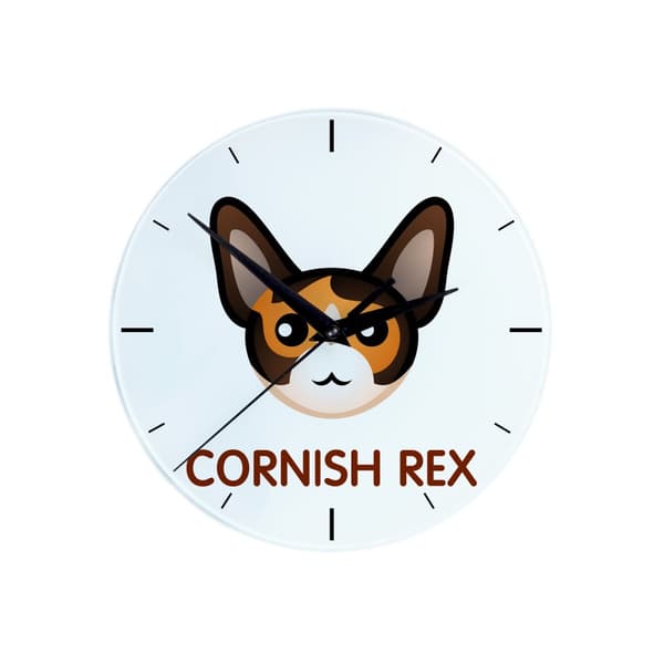 Cornish Rex - MDF ur med Art-Dog mærke grafik og inskription