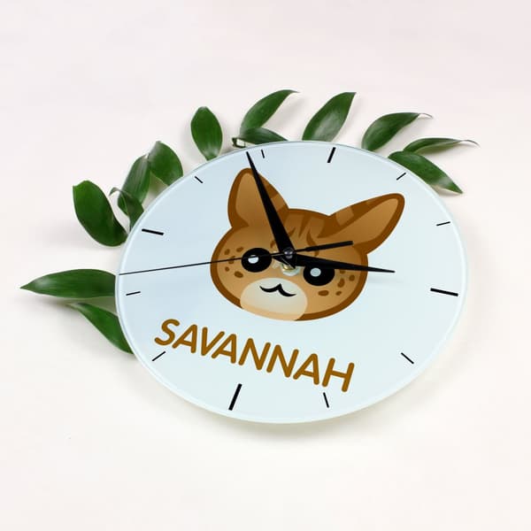 Savannah - MDF ur med Art-Dog mærke grafik og inskription