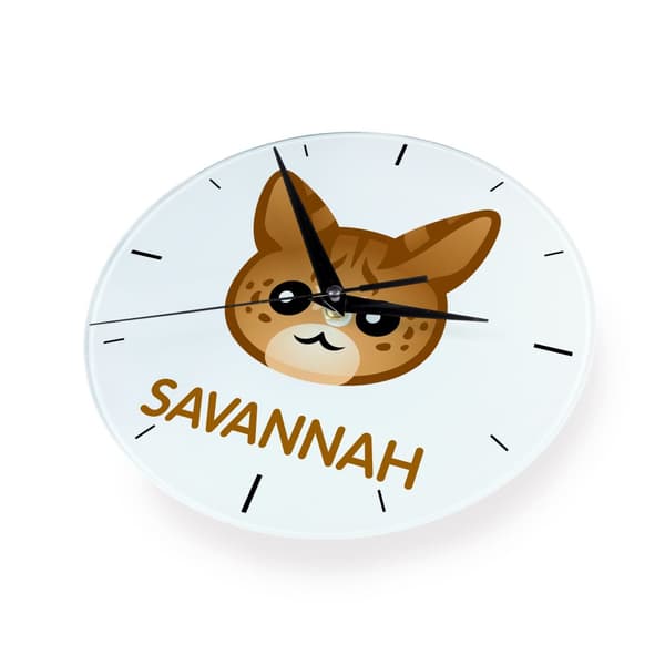Savannah - MDF ur med Art-Dog mærke grafik og inskription