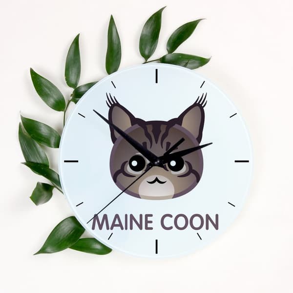 Maine Coon - MDF ur med Art-Dog mærke grafik og inskription