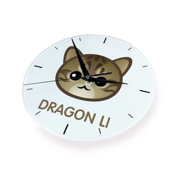 Li Hua - Li Dragon - MDF ur med Art-Dog mærke grafik og inskription