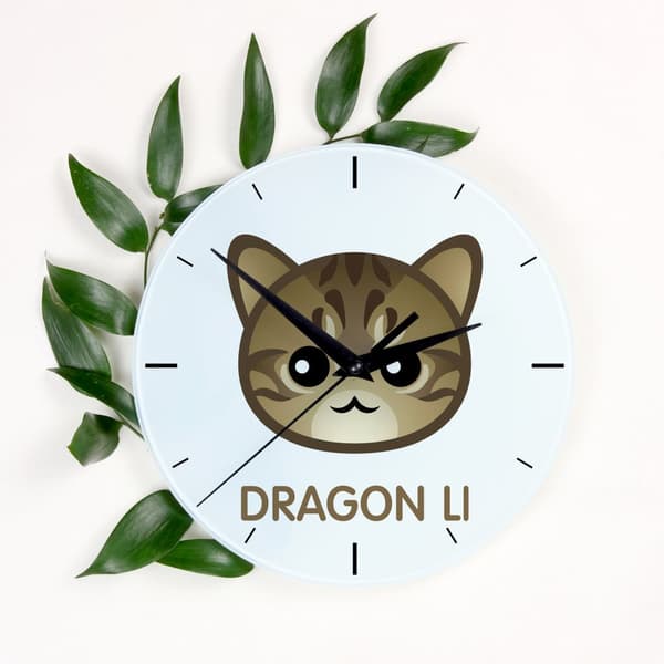 Li Hua - Li Dragon - MDF ur med Art-Dog mærke grafik og inskription