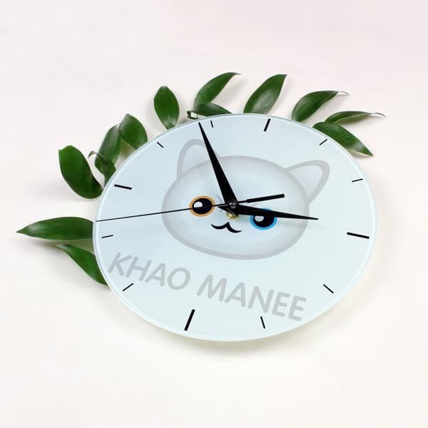 Khao Manee - MDF ur med Art-Dog mærke grafik og inskription