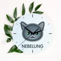 Miniatyrbild 3 av 4: Nebelung - MDF-klocka med Art-Dog-grafik och inskription