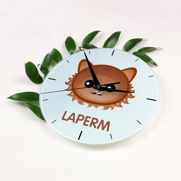 Laperm - MDF ur med Art-Dog mærke grafik og inskription