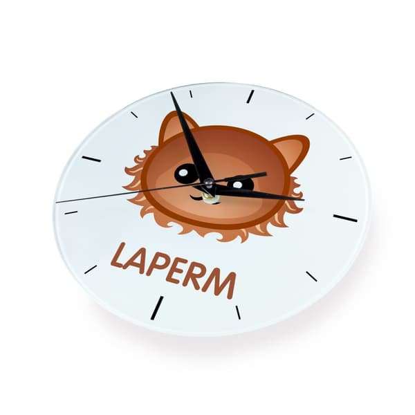 Laperm - MDF ur med Art-Dog mærke grafik og inskription