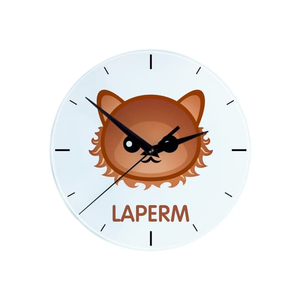 Laperm - MDF ur med Art-Dog mærke grafik og inskription