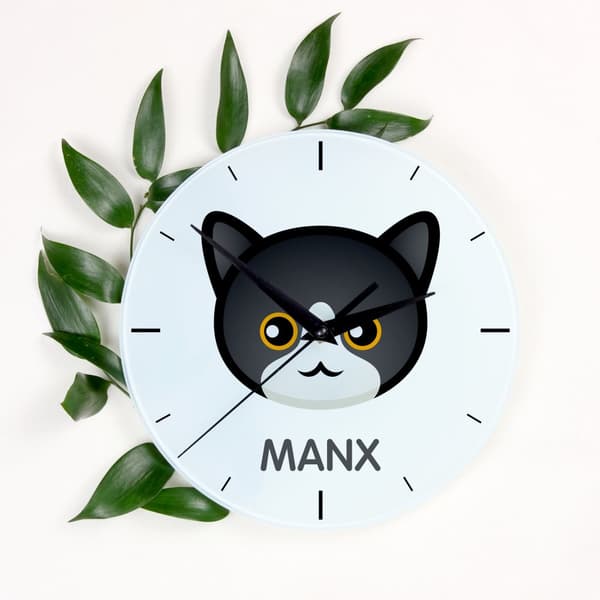 Manx - MDF ur med Art-Dog mærke grafik og inskription