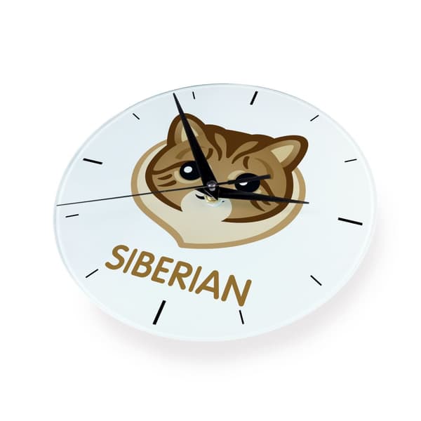 Siberian - MDF-ur med grafik og inskriptionen af Art-Dog-mærket
