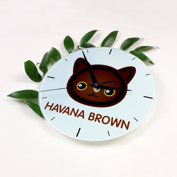 Havana Brown - MDF ur med Art-Dog mærke grafik og inskription