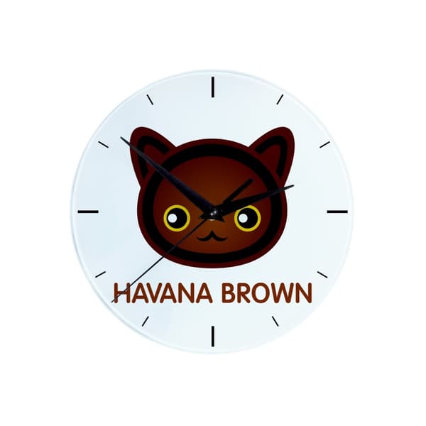 Havana Brown - MDF ur med Art-Dog mærke grafik og inskription