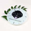 Miniatyrbillede 4 af 4: Newfoundland, Newfoundland, Wodołaz - geometrisk vægur med et foto og en inskription fra Art-Dog-mærket