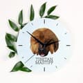 Miniatyrbild 3 av 4: Tibetan Mastiff, Tibetan Grand Danois - geometrisk väggklocka med ett foto och en inskription från märket Art-Dog