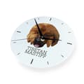 Miniatyrbild 2 av 4: Tibetan Mastiff, Tibetan Grand Danois - geometrisk väggklocka med ett foto och en inskription från märket Art-Dog