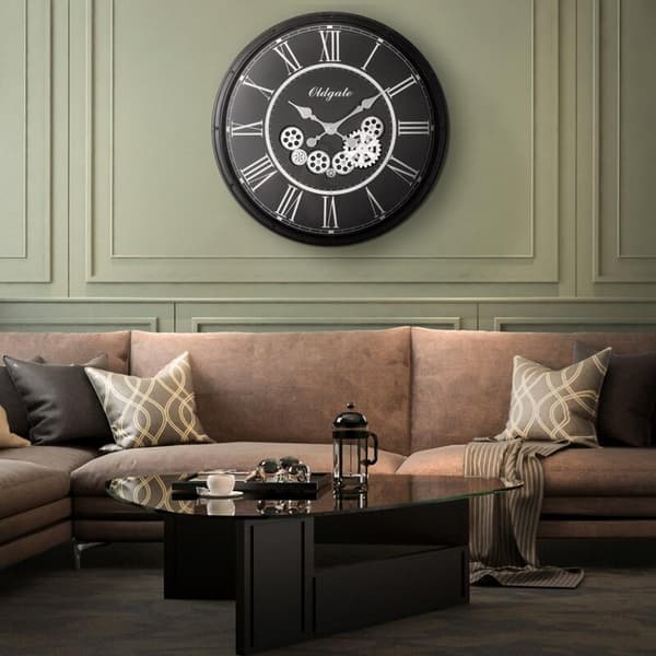 DEKORATIV UR 87 72 X 8 X 72 CM SORT