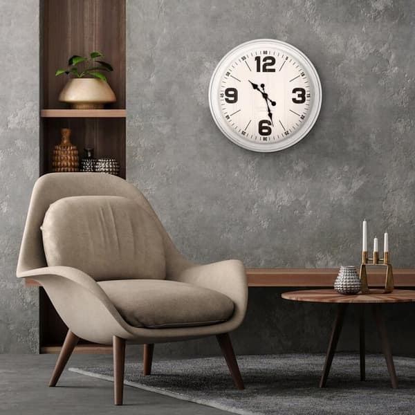 DEKORATIV KLOCKA 90 50 X 6 X 50 CM VIT