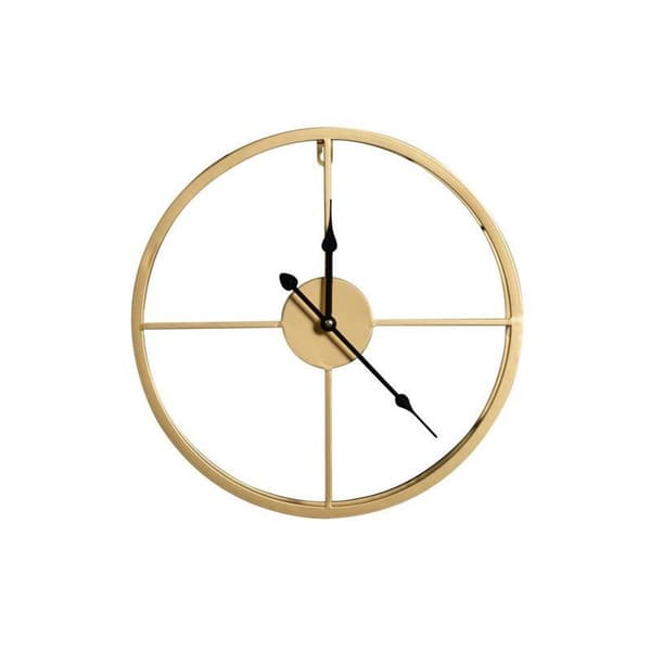 DEKORATIV KLOCKA 26 40 X 6 X 40 CM GULD