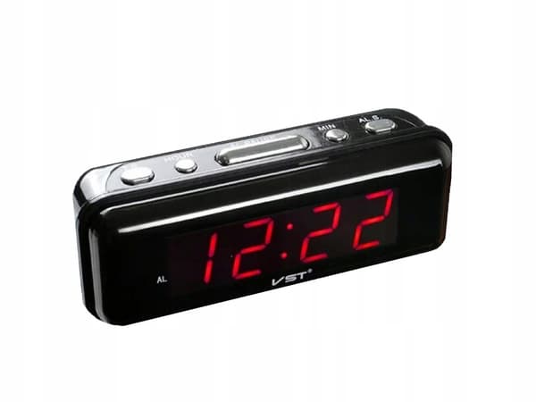 ALARMUR ELEKTRONISK NETVÆRK LED-UR 24H ALARM