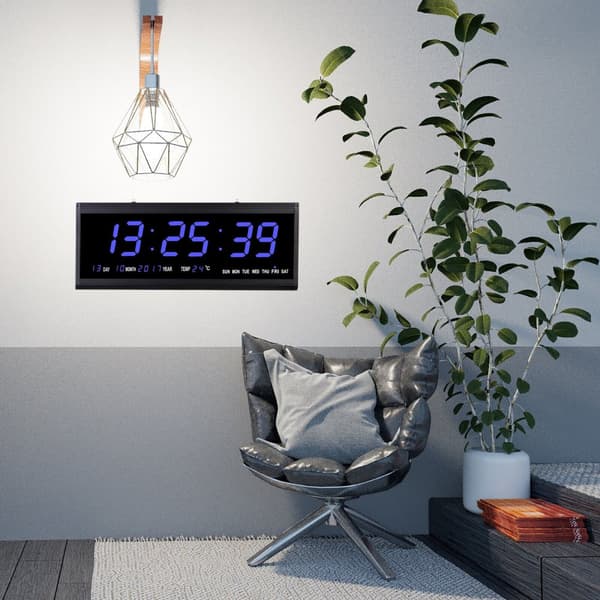 LED Digital Väckarklocka, Stort Display, Datum- och Temperaturfunktionalitet