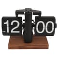 Miniatyrbillede 1 af 2: Digital Flip Down Clock, Sidevending Funktion, Antik Stil,A
