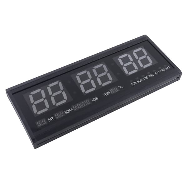 LED Digital Väckarklocka, Stort Display, Datum- och Temperaturfunktionalitet