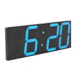 Miniatyrbild 1 av 2: Digital väggklocka, justerbar ljusstyrka, USB-strömförsörjning,Blå