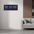 Miniatyrbild 3 av 4: Digital klocka, stor display, datum- och temperaturfunktion