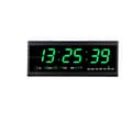 Miniatyrbild 1 av 2: LED Digital Väggklocka, Kalender och Temperaturvisning, Energisnål 480 x 190 mm,grön