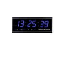 Miniatyrbillede 1 af 2: LED Digital Vægur, Kalender og Temperaturvisning, Energibesparende 480 x 190 mm,Lilla