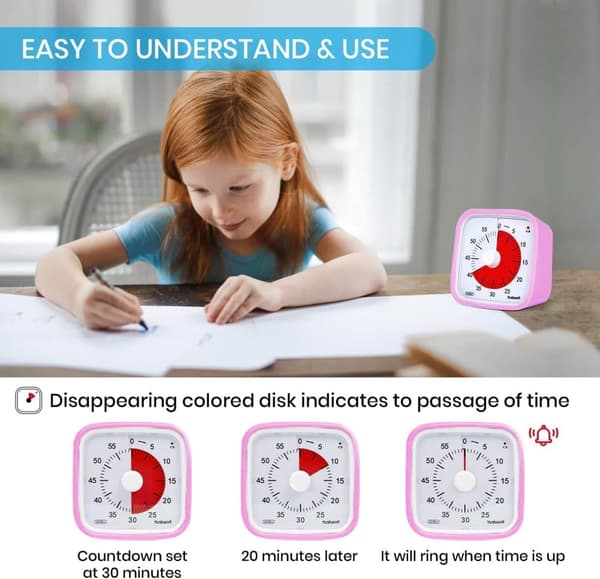 Lollanda Visuell Timer för Klassrum & Barn - 60 minuter