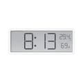 Miniatyrbild 2 av 2: Digital klocka, LCD-display, nordisk stil, multifunktionell,VIT