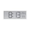 Miniatyrbild 1 av 2: Digital klocka, LCD-display, nordisk stil, multifunktionell,VIT