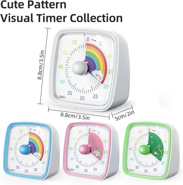 Lollanda Visuell Timer för Klassrum & Barn - 60 minuter