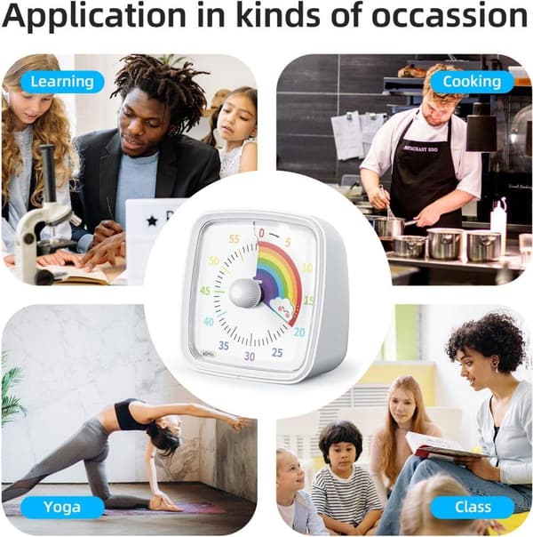 Lollanda Visuell Timer för Klassrum & Barn - 60 minuter
