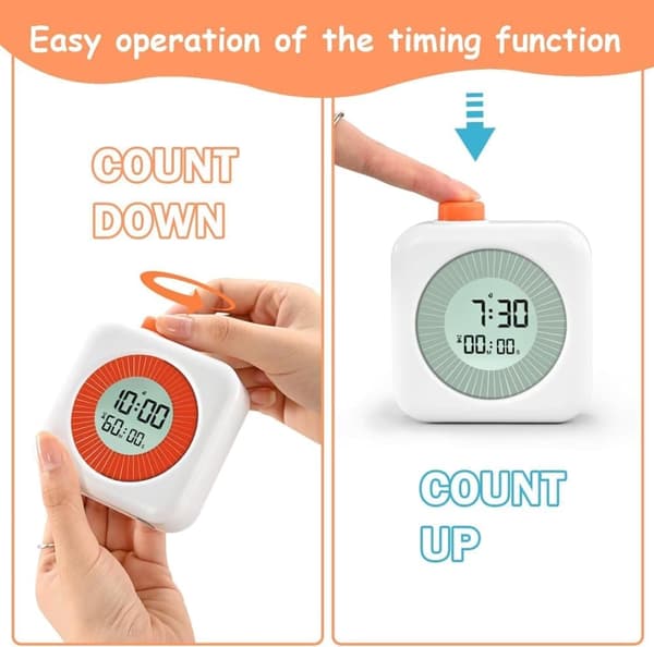 Lollanda Digital 3-i-1 Timer, 60 Minuter med Klocka och Larm